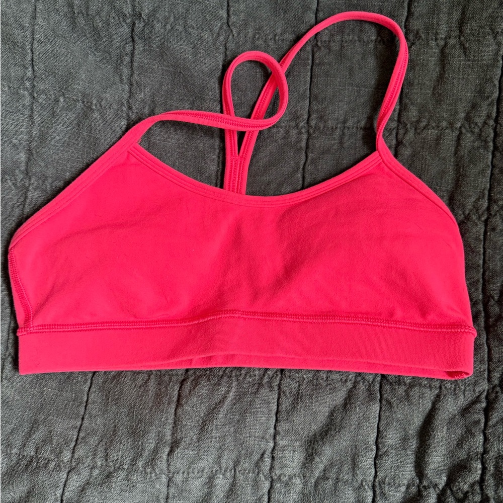Lulu Pink Sports Bra